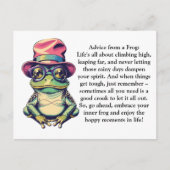 Funny Advisor from a Frog Postkarte (Vorderseite)