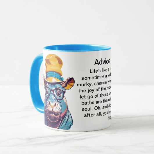 Funny Advisor from a Hippo Tasse (Vorderseite Links)