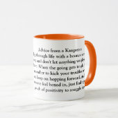 Funny Advisor from a Kangaroo Tasse (VorderseiteRechts)
