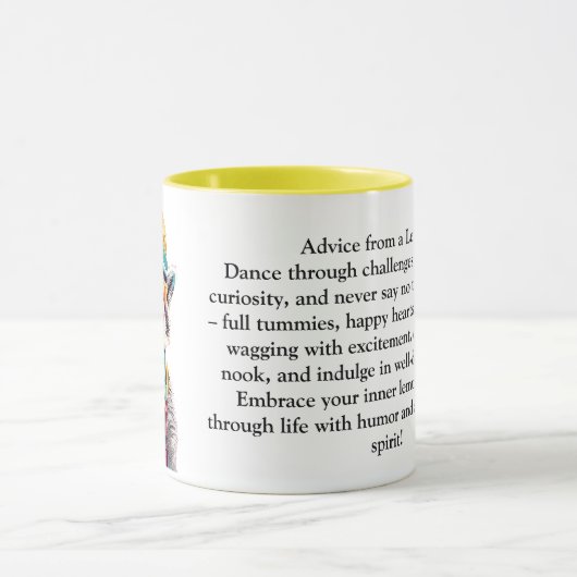 Funny Advisor from a Lemur Tasse (Zentrum)