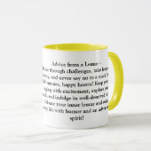 Funny Advisor from a Lemur Tasse (VorderseiteRechts)