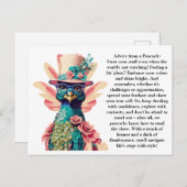 Funny Advisor from a Peacock Postkarte (Vorne/Hinten)