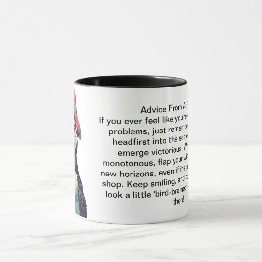 Funny Advisor from a Puffin Tasse (Zentrum)