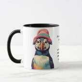 Funny Advisor from a Puffin Tasse (Links)