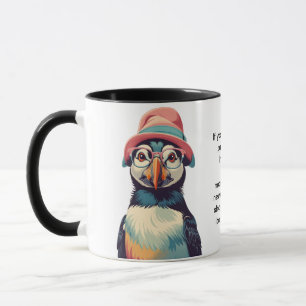 Funny Advisor from a Puffin Tasse
