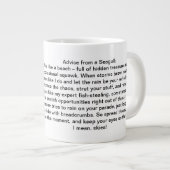 Funny Advisor from a Seagull Jumbo-Tasse (Vorderseite Rechts)