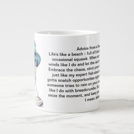 Funny Advisor from a Seagull Jumbo-Tasse (Vorderseite)