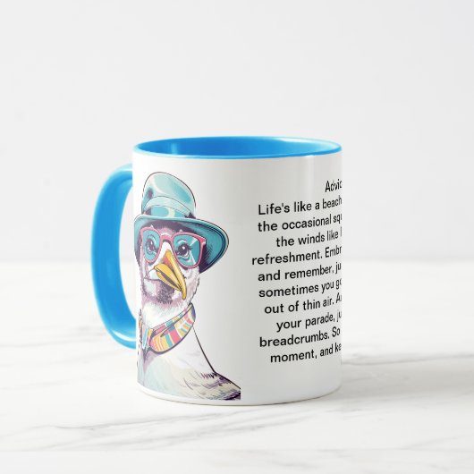 Funny Advisor from a Seagull Tasse (Vorderseite Links)