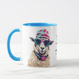 Funny Advisor from a Sheep Tasse