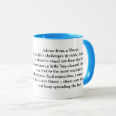 Funny Advisor from a Sheep Tasse (VorderseiteRechts)