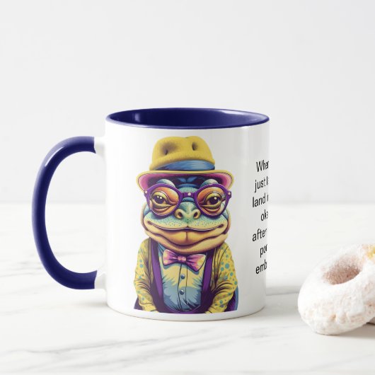 Funny Advisor from a Toad Tasse (Mit Donut)