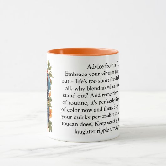 Funny Advisor from a Toucan Tasse (Zentrum)