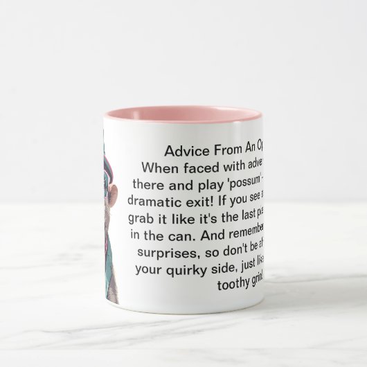 Funny Advisor from an Opossum Tasse (Zentrum)