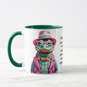 Funny Advisor von einem Alligator Tasse