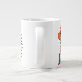 Funny Advisor von einem Leopard Jumbo-Tasse (Rückseite)