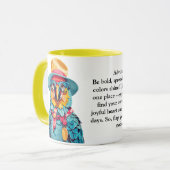 Funny Advisor von einem Macaw Tasse (Vorderseite Links)
