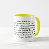 Funny Advisor von einem Macaw Tasse (VorderseiteRechts)