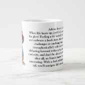Funny Advisor von einer Lizard Jumbo-Tasse (Vorderseite)
