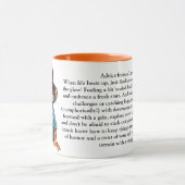 Funny Advisor von einer Lizard Tasse (Zentrum)