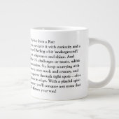 Funny Advisor von einer Ratte Jumbo-Tasse (Rechts)