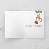 Funny Affe Abschluss Gratulationen Karte (Innenseite)