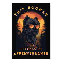 Funny Affenpinscher Dog Parent Personalisiertes Fo Fotodruck