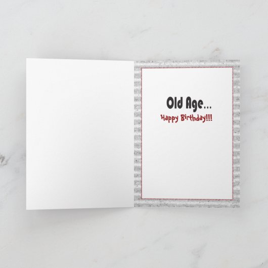 Funny African American Man Cartoons Birthday Karte (Innenseite)