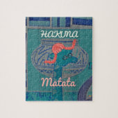 Funny African Giraffe Print Puzzle (Vertikal)