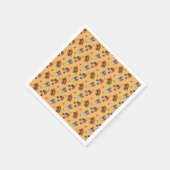 Funny African Gnomes Pattern Serviette (Ecke)