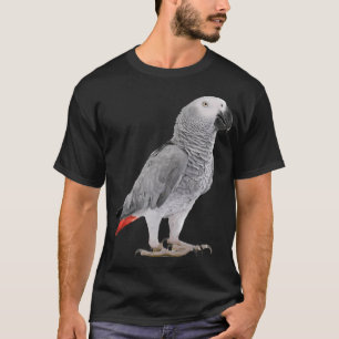 Funny African Gray Parrot Bird Hoodie Mens T-Shirt