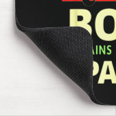 Funny After Hip Surgery Recovery Bionic Hip Replac Mousepad (Ecke)