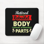 Funny After Hip Surgery Recovery Bionic Hip Replac Mousepad (Mit Mouse)
