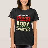 Funny After Hip Surgery Recovery Bionic Hip Replac T-Shirt (Vorderseite)