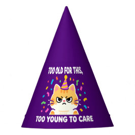 Funny Age Birthday Party Partyhütchen