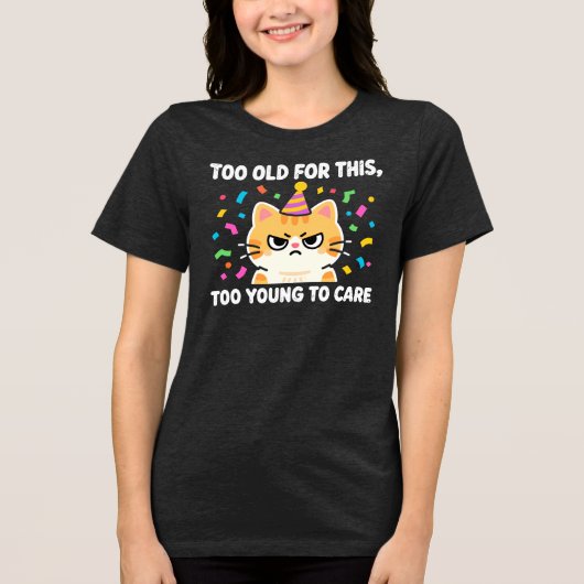 Funny Age Birthday Party T - Shirt (Vorderseite)