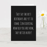 Funny Age Geburtstag