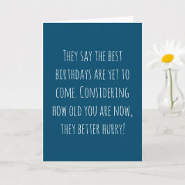 Funny Age Geburtstag Karte