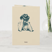 Funny Aging Grau Hair Geburtstag Karte (Rückseite)