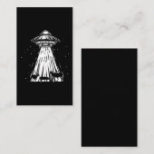 Funny Agriculture Alien Cows UFO Entführung Bauer Visitenkarte (Vorne/Hinten)