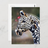 Funny AI Art Leopard Appaloosa Pferd Postkarte (Vorne/Hinten)