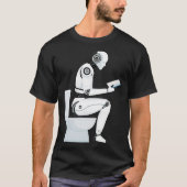 Funny AI Artificial Intelligence Machine Learning T-Shirt (Vorderseite)