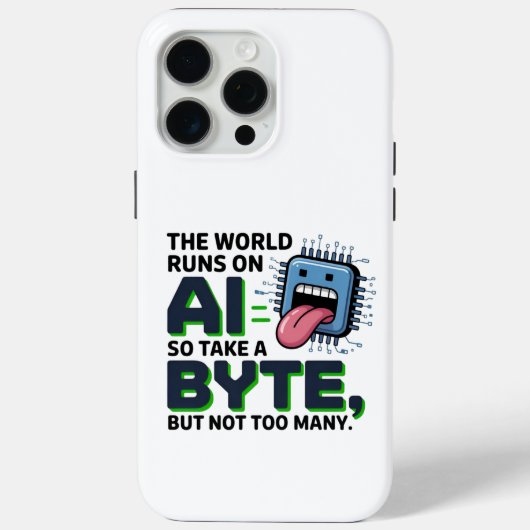 Funny AI Byte Quote - Tech Geek Spaß Case-Mate iPhone Hülle (Rückseite)