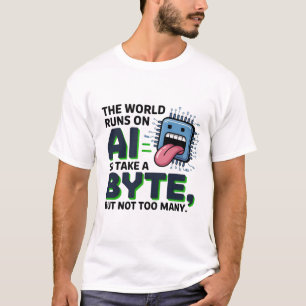 Funny AI Byte Quote - Tech Geek Spaß T-Shirt
