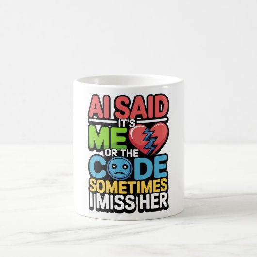 Funny AI Coding Quote - Programmierer-Spaß Kaffeetasse (Mittel)