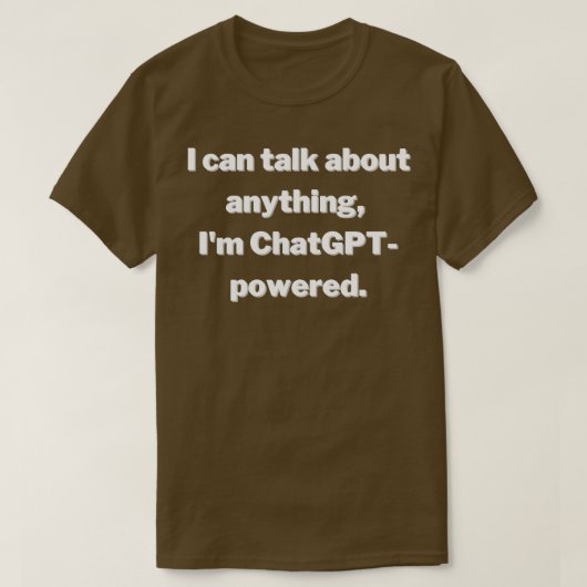 Funny AI Design T-Shirt (Design vorne)