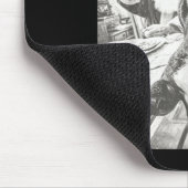 Funny Ai French Bulldog Selfie With Santa Claus Ch Mousepad (Ecke)