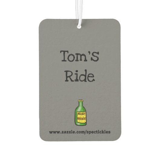 Funny Air Freshener für ihn Autolufterfrischer (Rückseite)