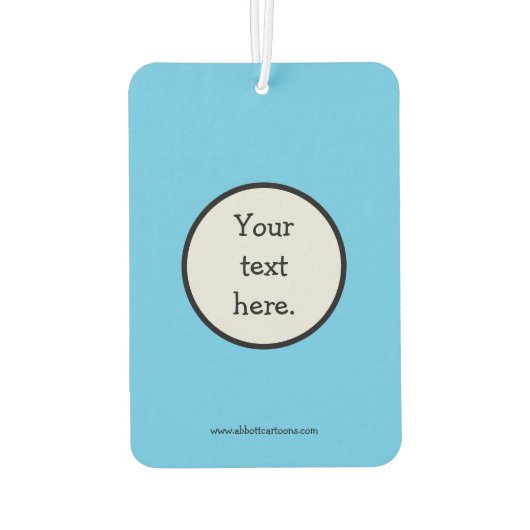 Funny Air Freshener Geschenk für sie Autolufterfrischer (Rückseite)