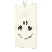 Funny Air Freshener mit Neugier Augen - Lächeln Autolufterfrischer (Links)