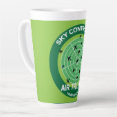 Funny Air Traffic Controller Gift | Tasse der Flug (Linke Ecke)